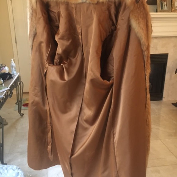 Custom Made Full Length Red Fox Coat - Picture 5 of 6